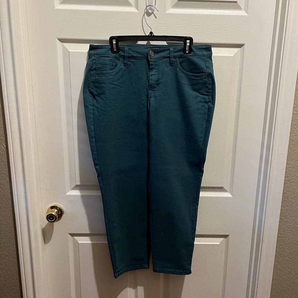 Lane Bryant, size 16, teal jeans, NWT.